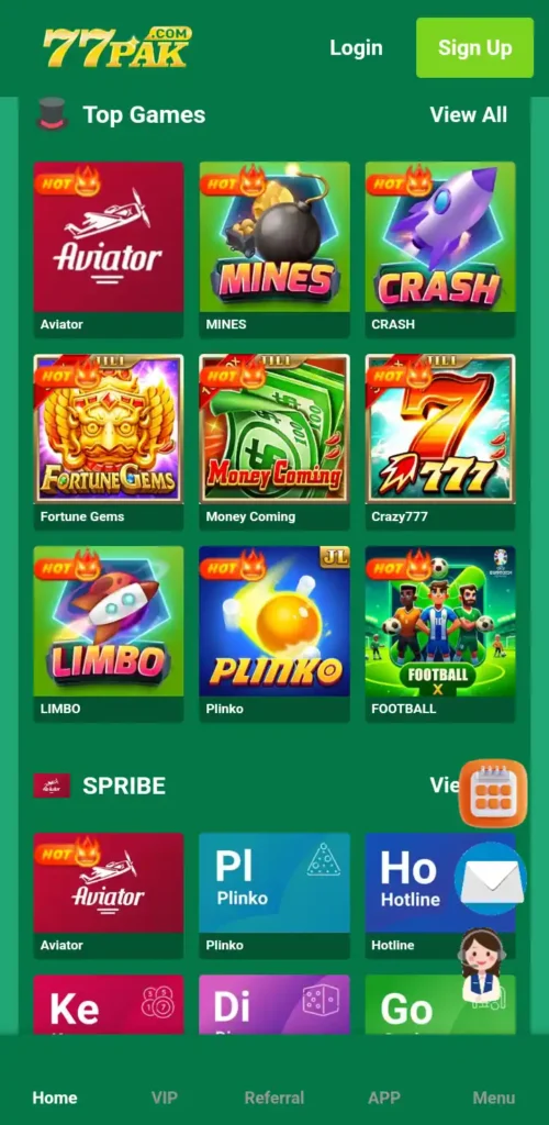 77 pak game